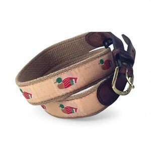 Vintage Lady Canterbury Duck Belt Youth 28" Canvas Leather Dominican Republic
DR